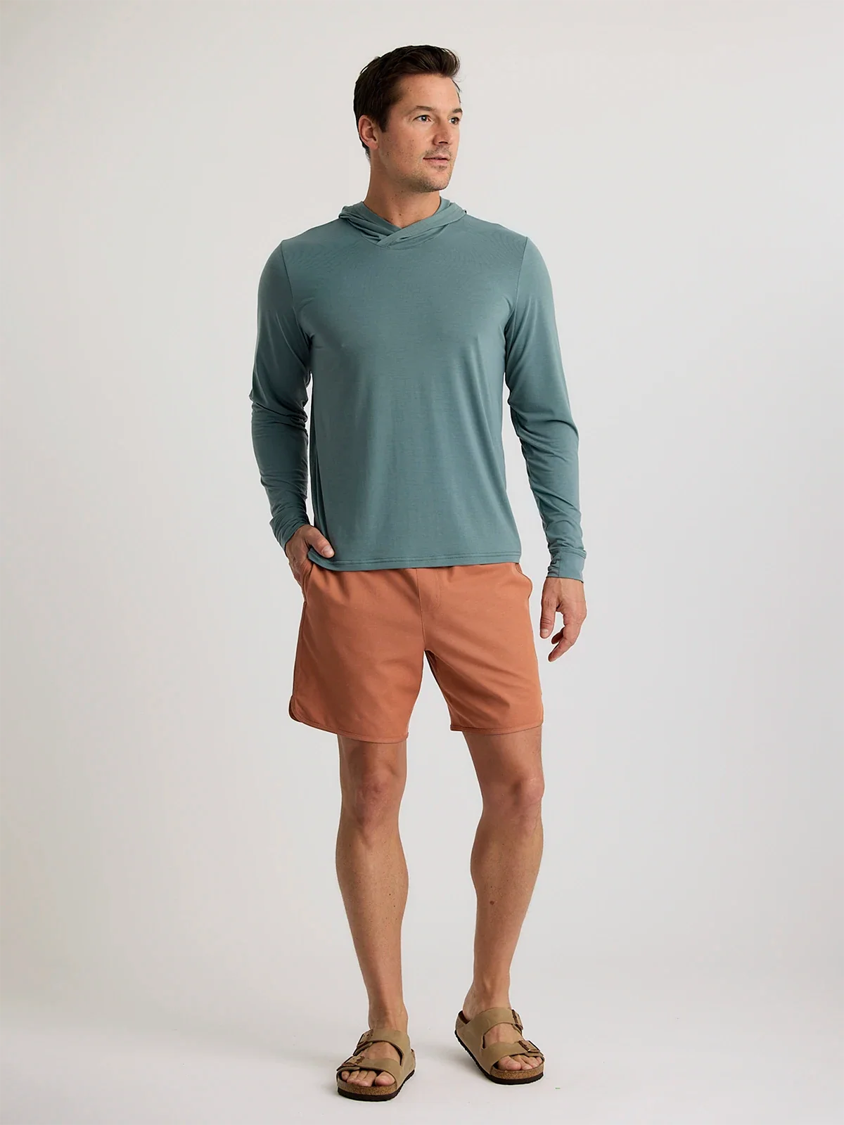 Men's Elevate Lightweight Hoodie - Stormy Sea