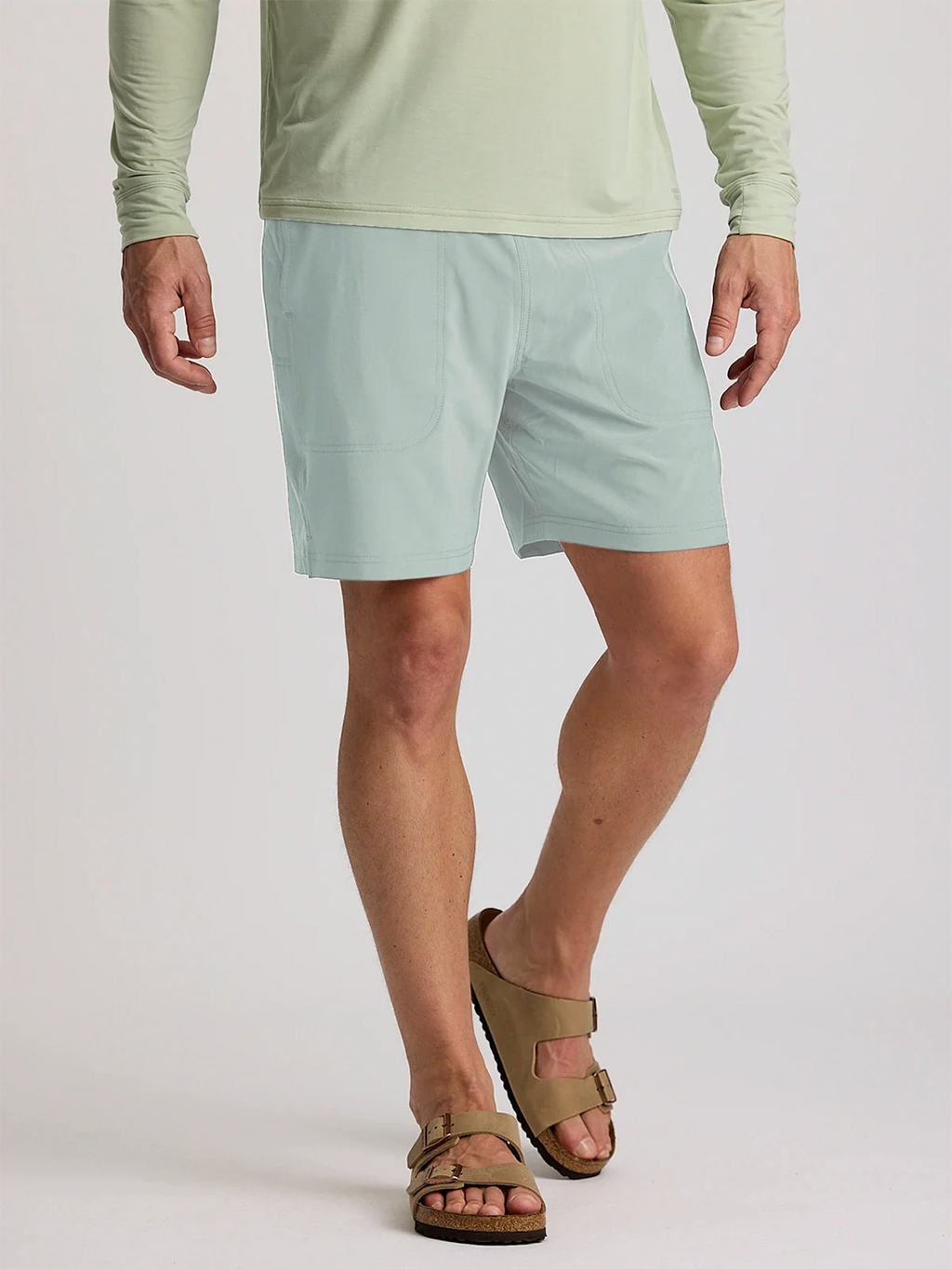 Men's Active Breeze Short Lined – 7" - Surf Spray