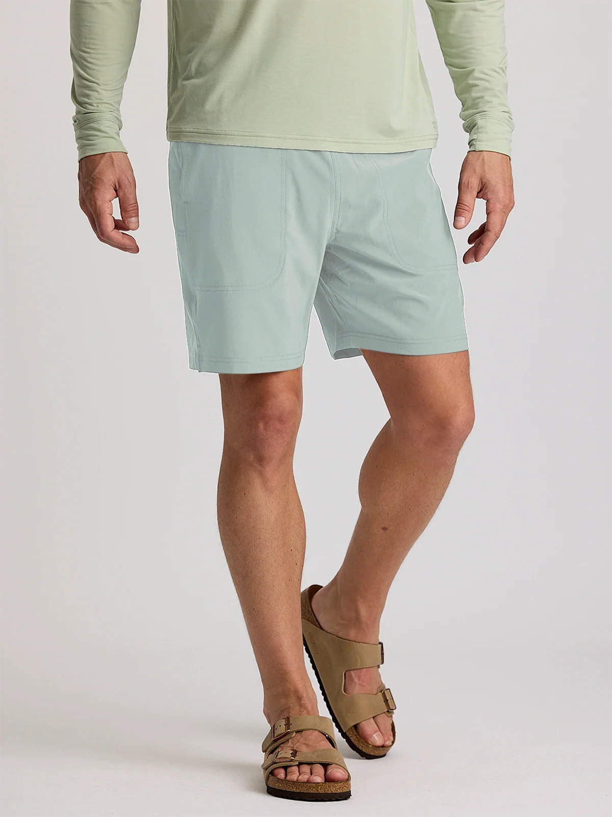 Men's Active Breeze Short Lined – 7" - Surf Spray