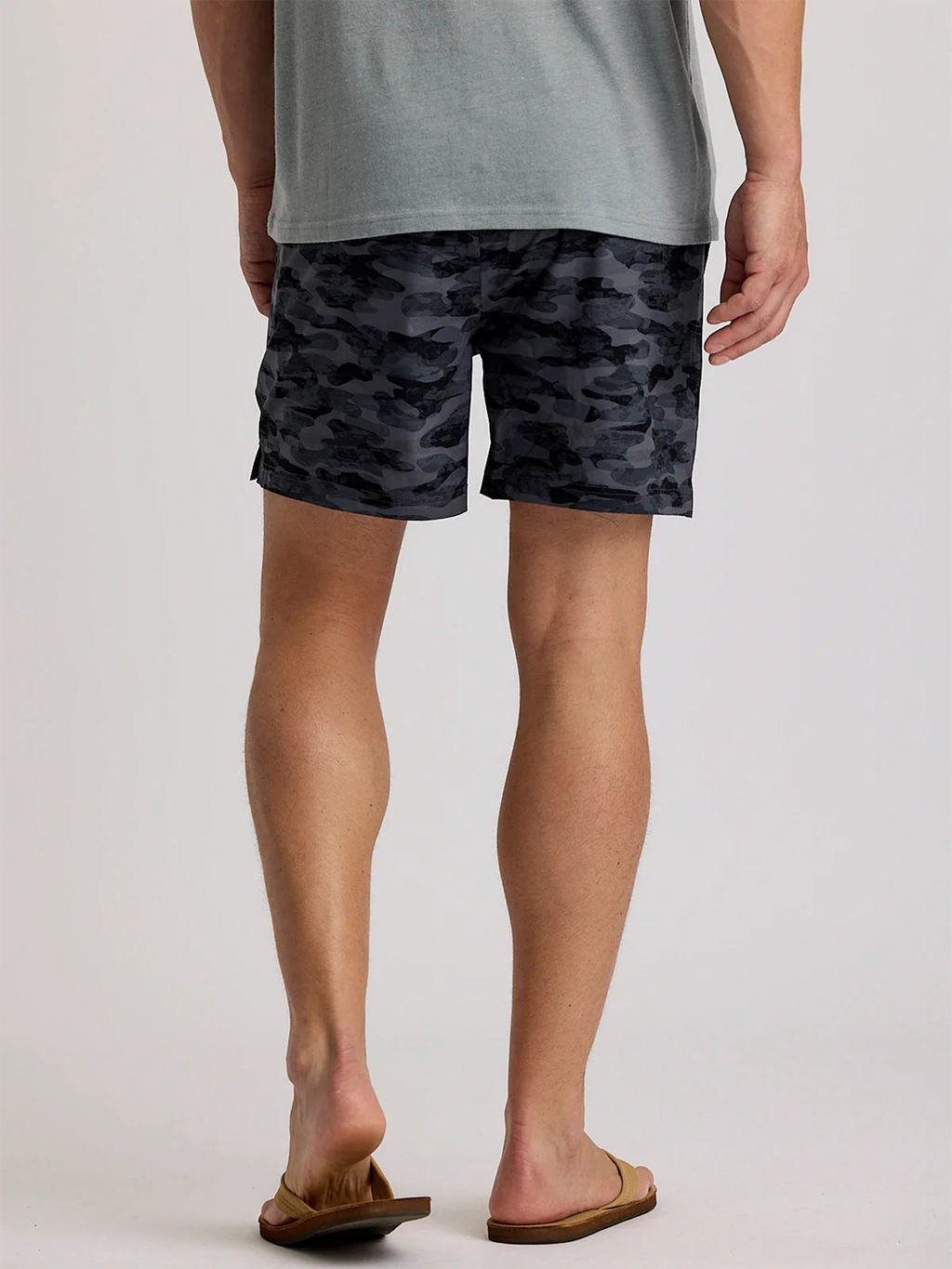 Men's Active Breeze Short Lined – 5.5" - Seasmoke Camo Black