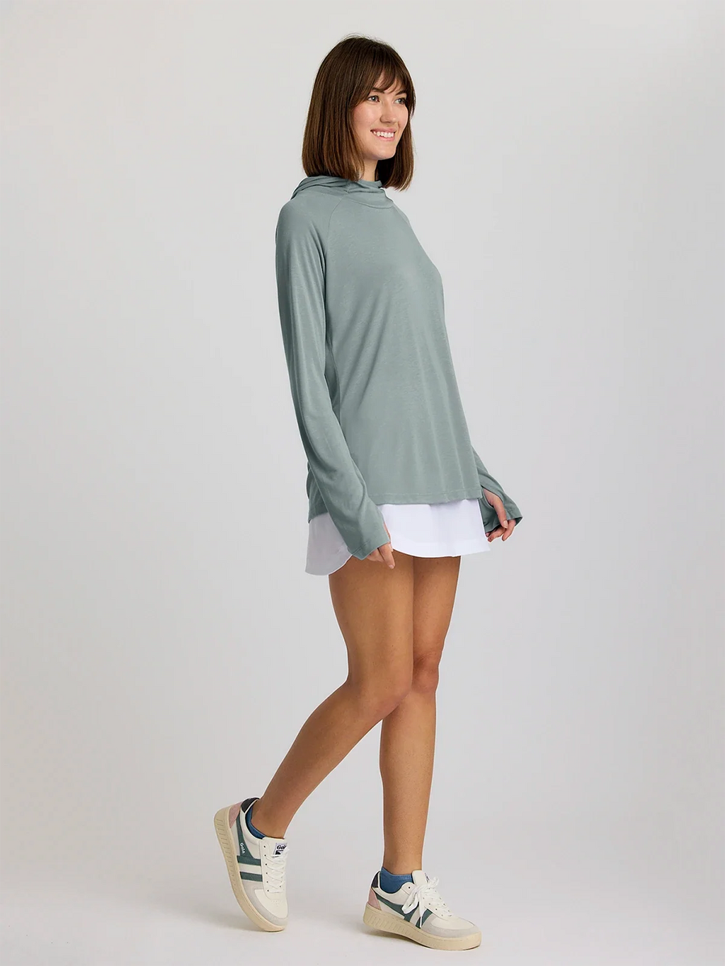 Women's Bamboo Lightweight Hoodie II - Slate