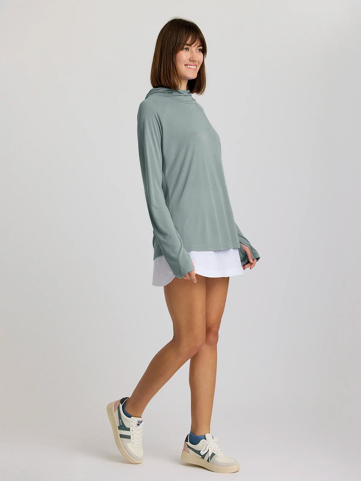 Women's Bamboo Lightweight Hoodie II - Slate