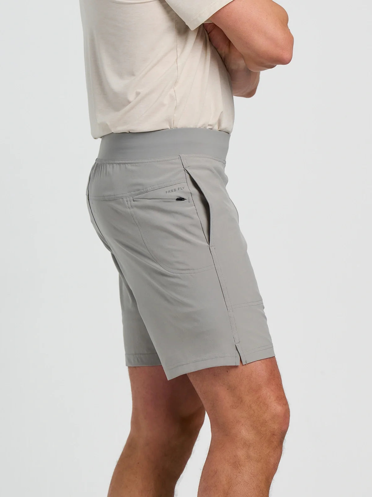Men's Active Breeze Short Unlined – 7" - Cement