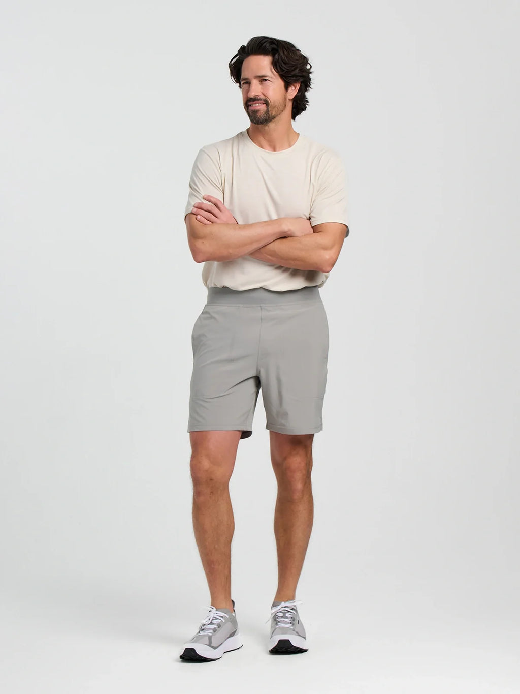 Men's Active Breeze Short Unlined – 7" - Cement
