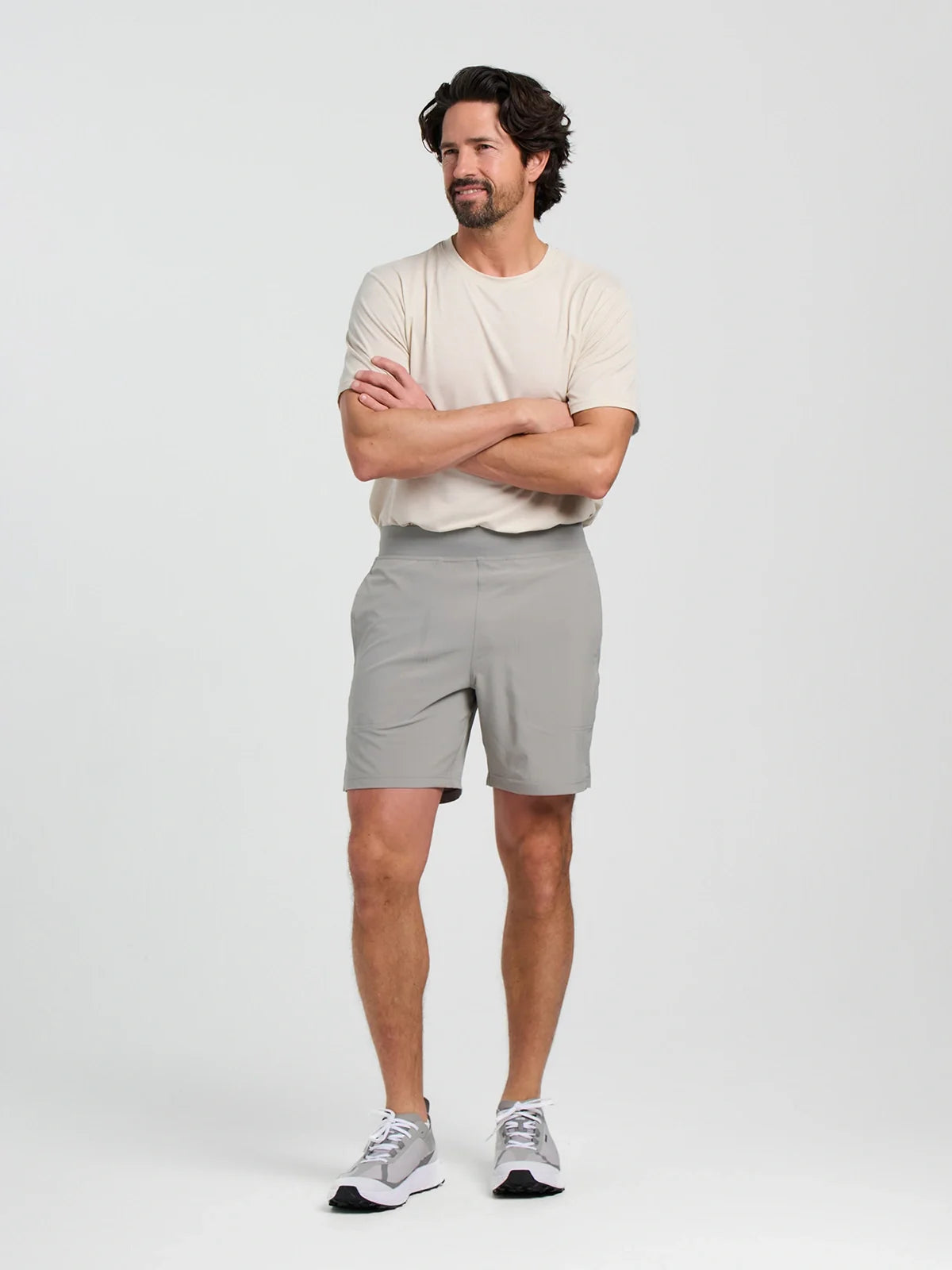 Men's Active Breeze Short Unlined – 7" - Cement