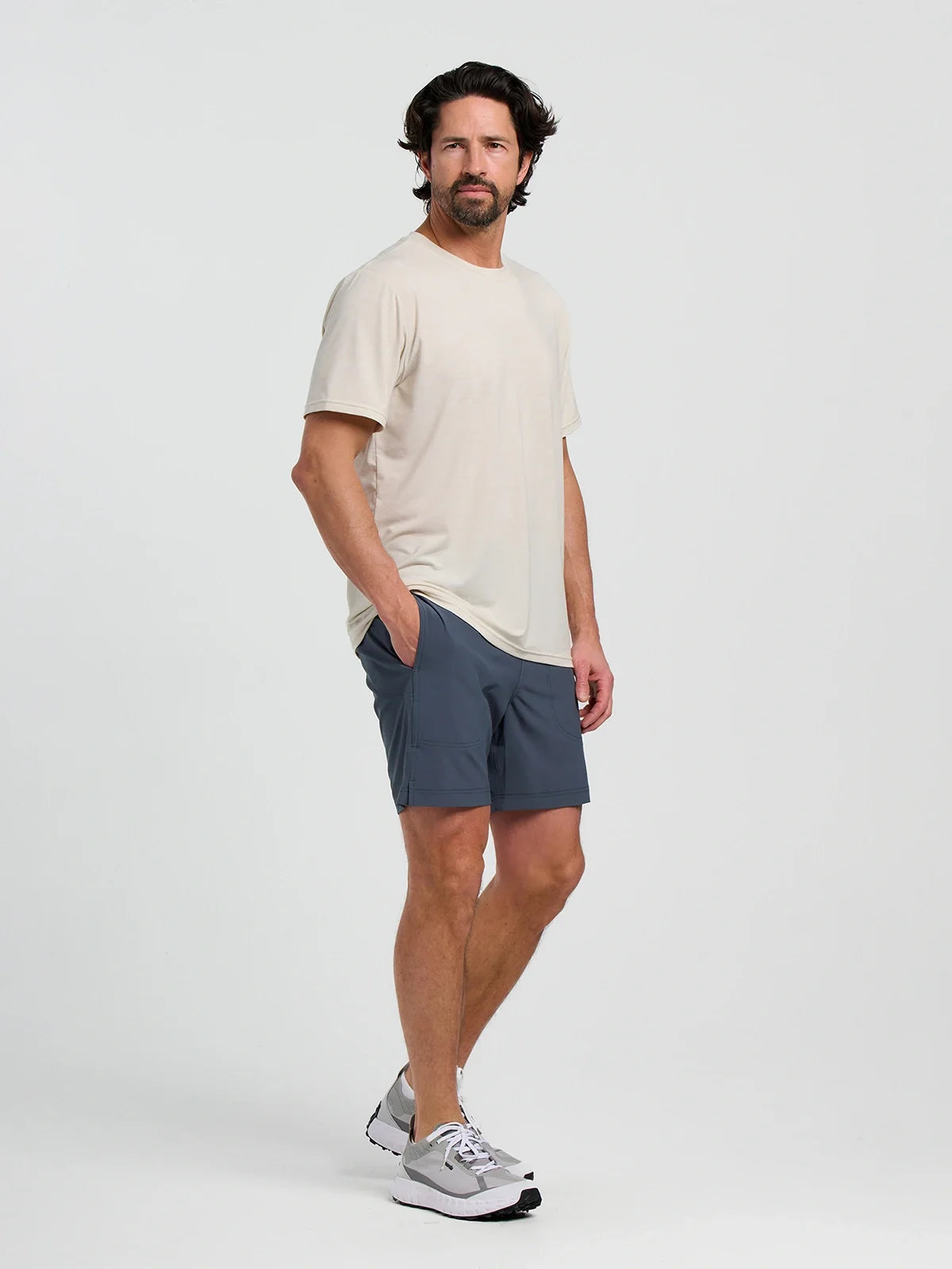 Men's Active Breeze Short Unlined – 7" - Storm Cloud