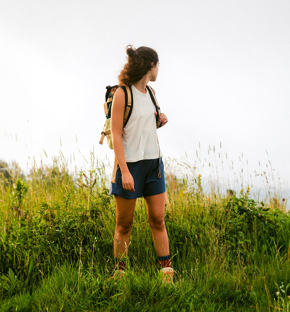 Women's Bamboo-Lined Active Breeze Short – 5" - Sea Salt