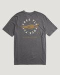 Camo Tarpon Pocket Tee - Heather Black Sand