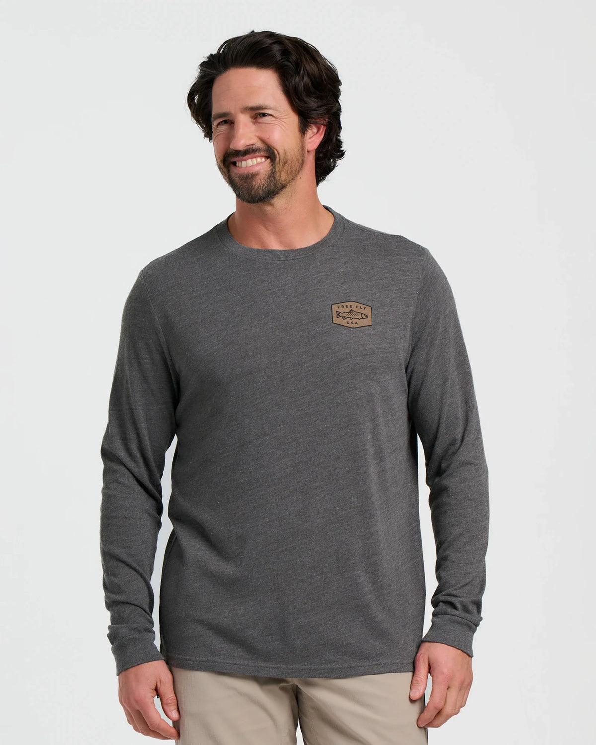 Freshwater Long Sleeve - Heather Black Sand