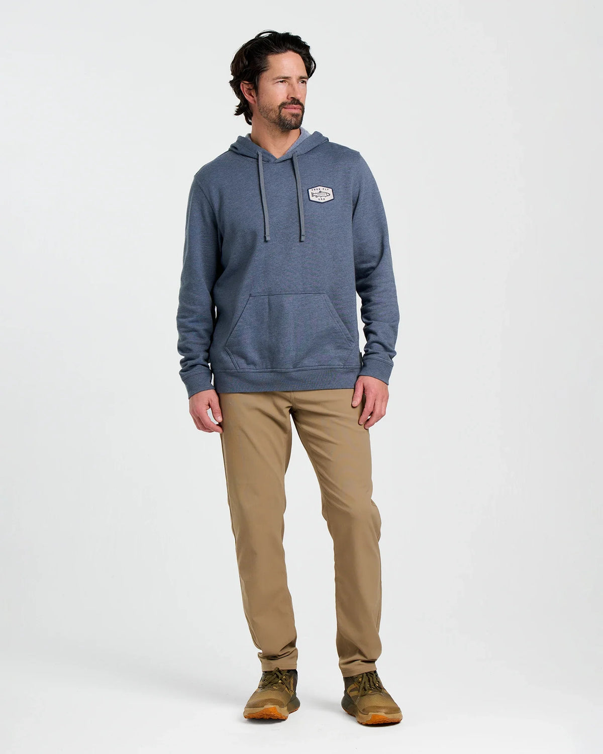 Freshwater Fleece Hoodie - Heather Storm Cloud
