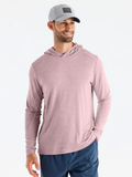 Men's Bamboo Shade Hoodie - Heather Adobe Red