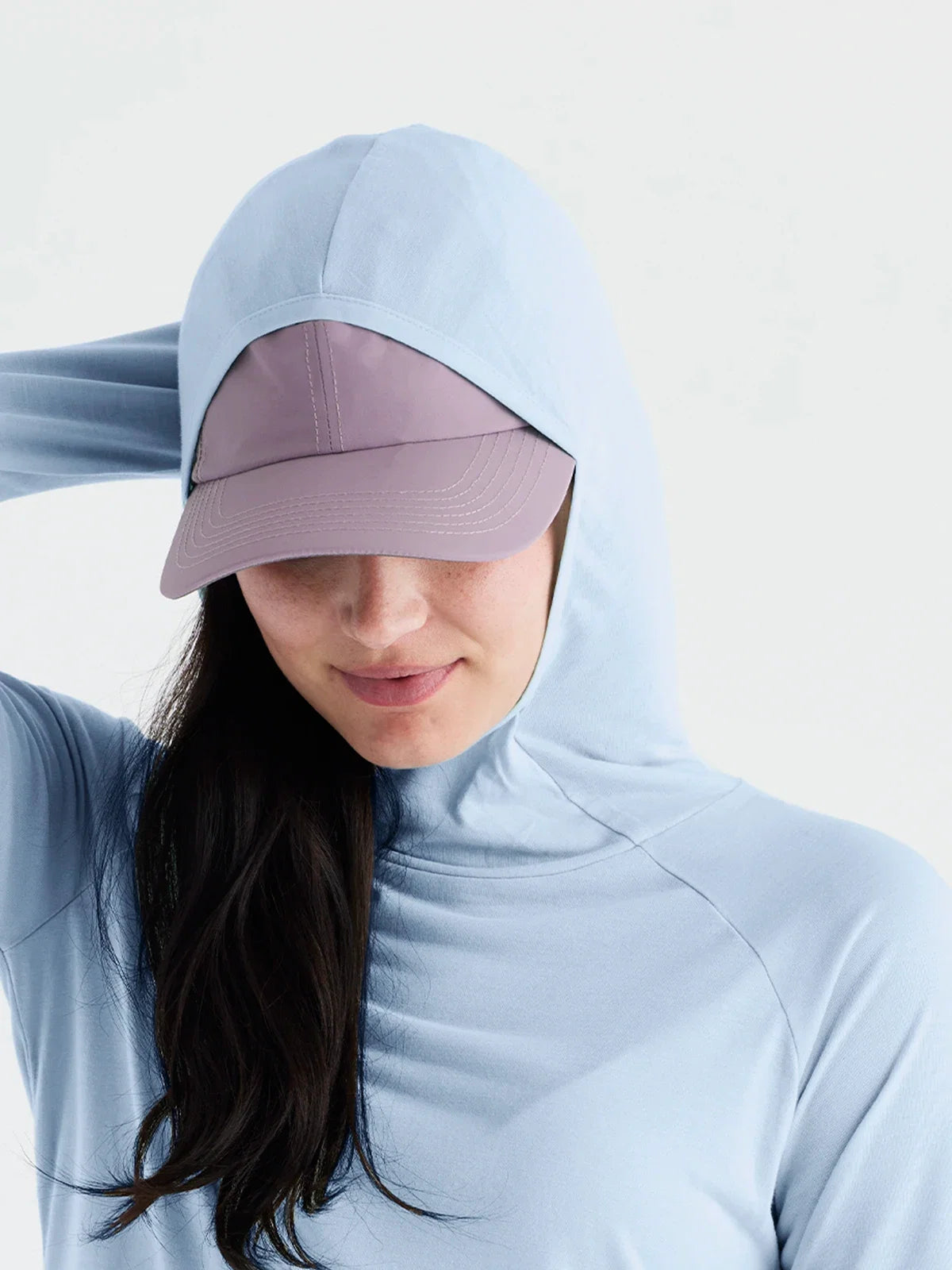 Women's Bamboo Lightweight Hoodie II - Clear Sky