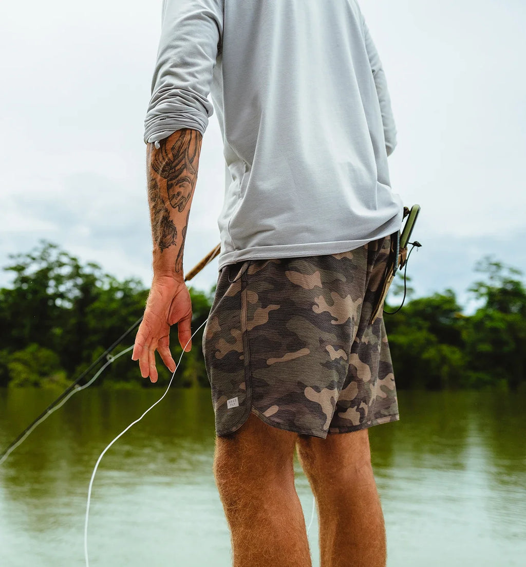 Men's Reverb Short Unlined – 7" - Woodland Camo