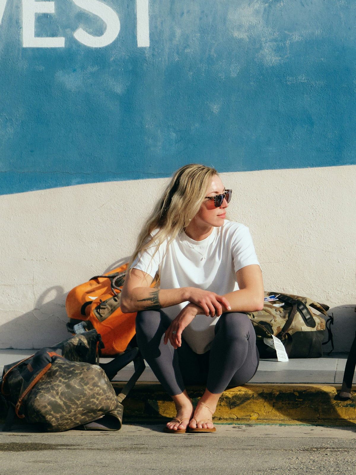 Women's Bamboo Current Boxy Tee - Ocean Mist