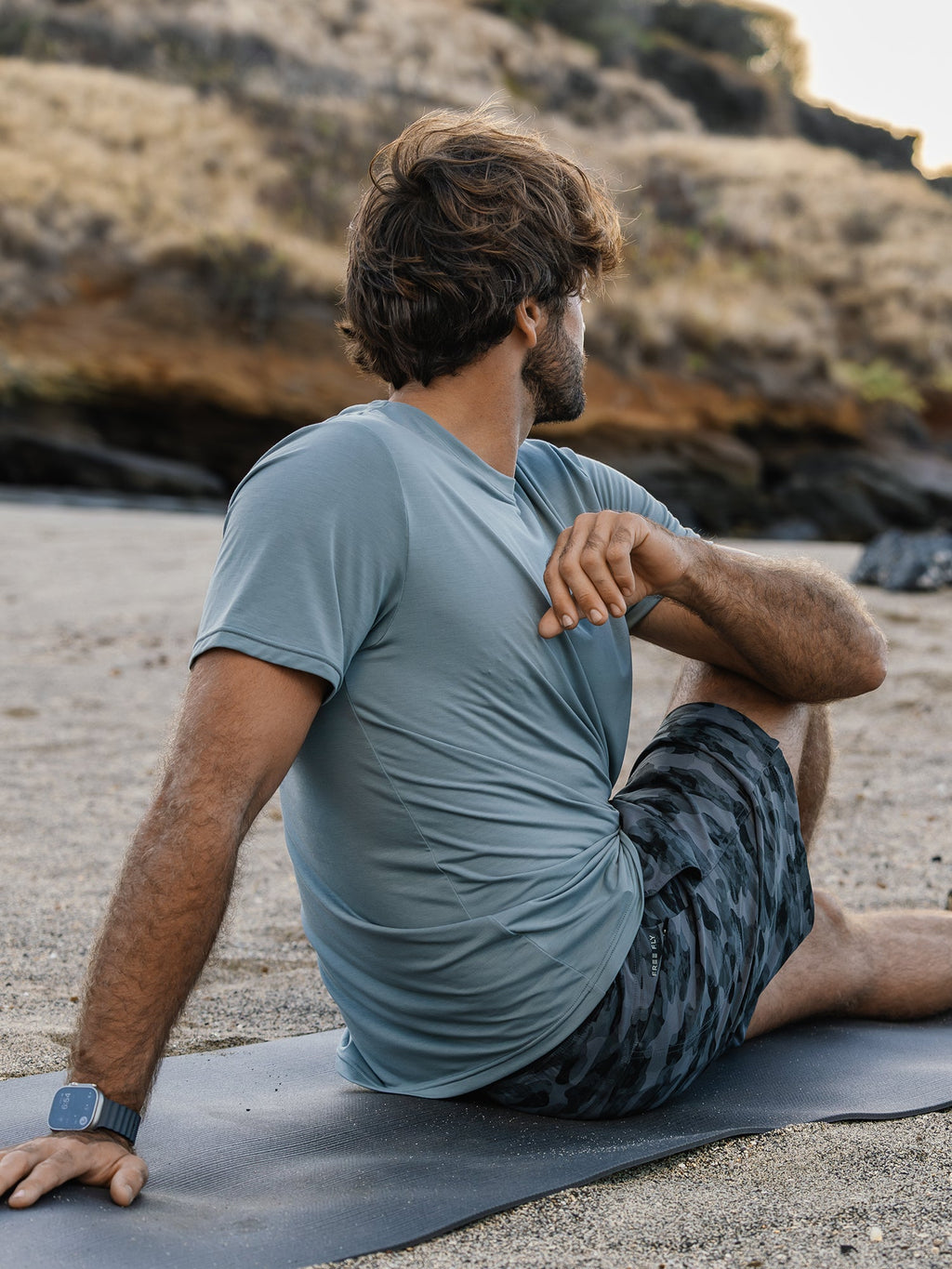Men's Elevate Lightweight Tee - Heather Birch