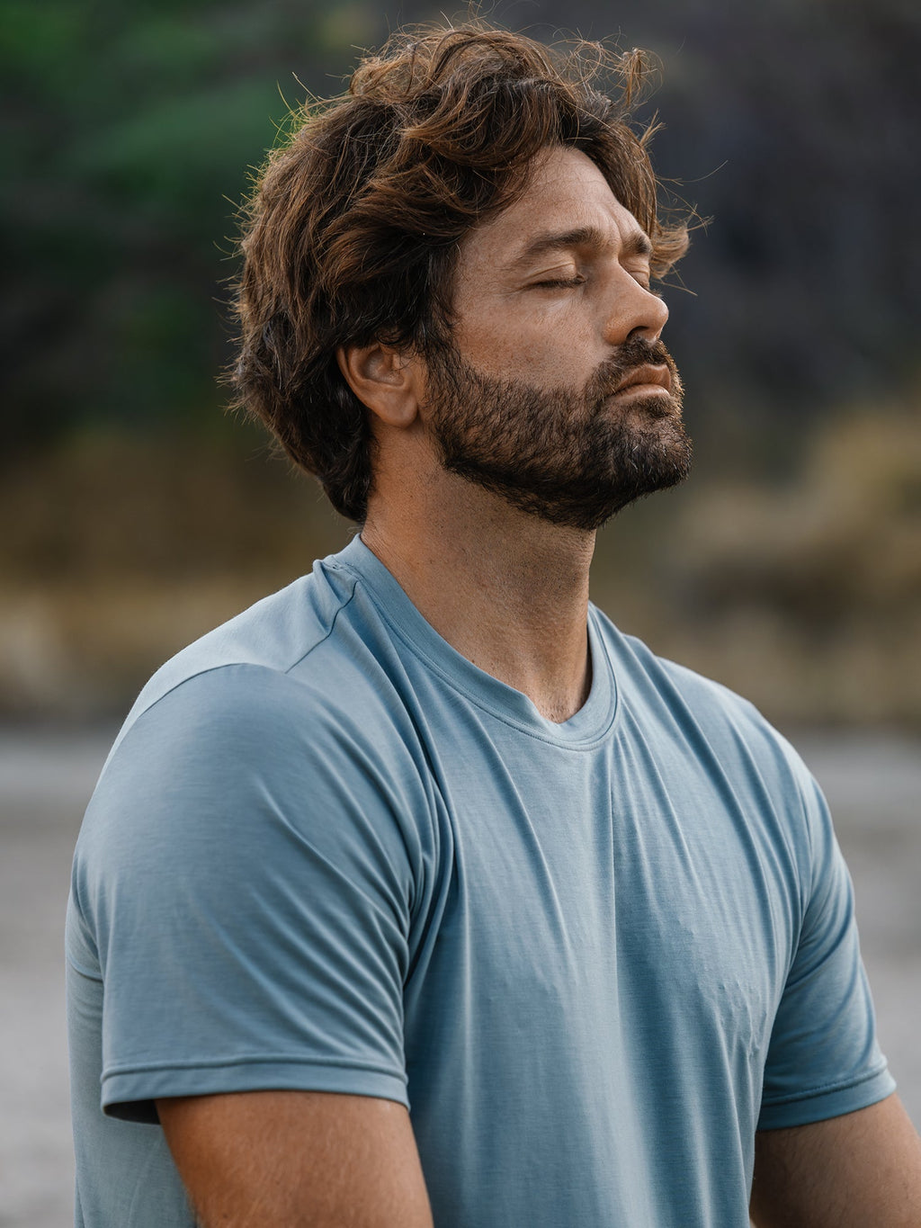 Men's Elevate Lightweight Tee - Heather Birch