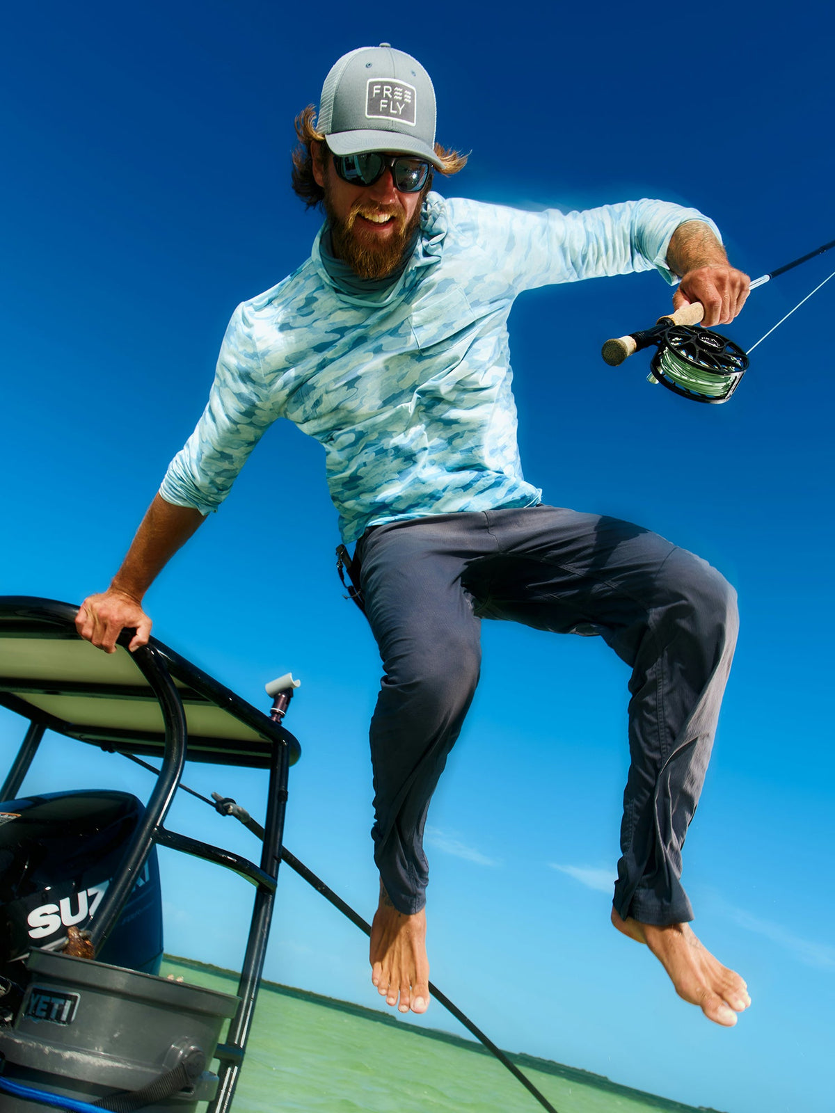 Men's Bamboo Lightweight Hoodie - Tigerlily