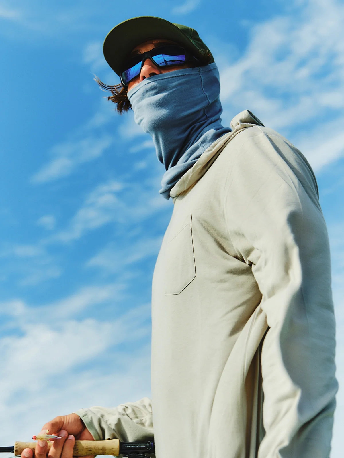 Men's Bamboo Lightweight Hoodie - Fatigue