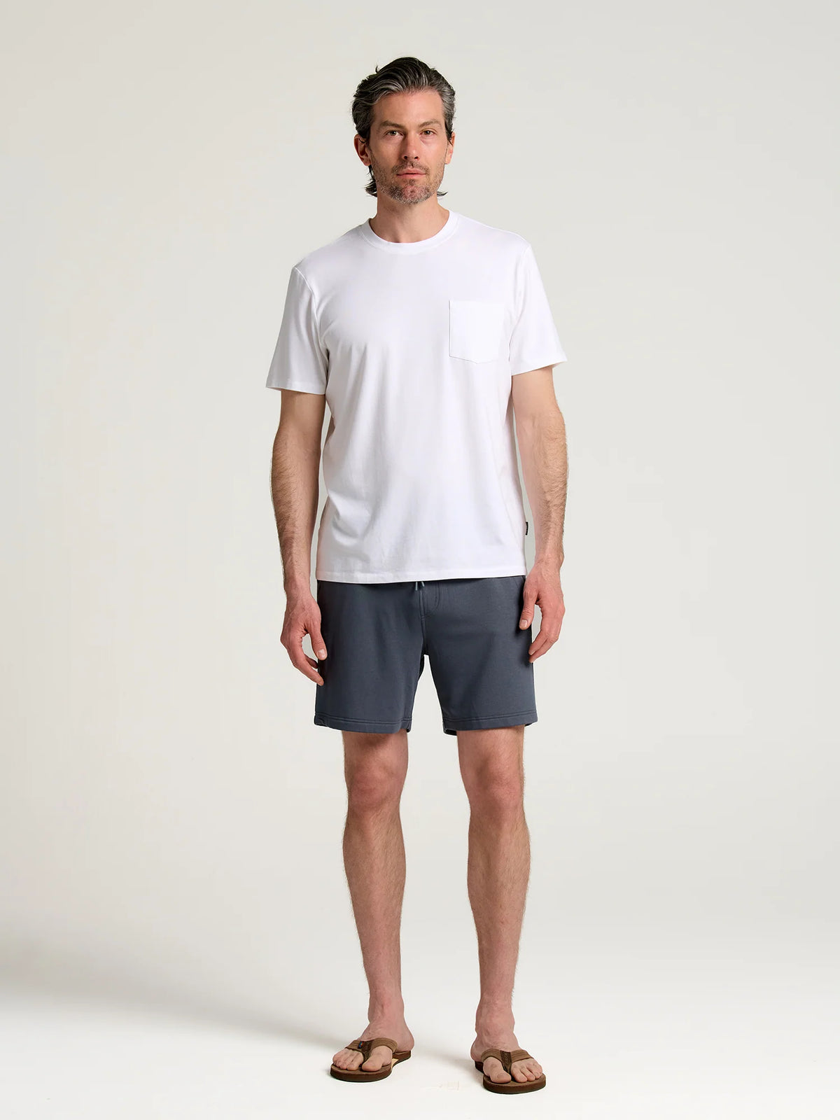 Men's Bamboo Lightweight Fleece Short - Storm Cloud