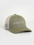 Straightaway Trucker Hat - Capers Green
