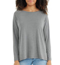 Women's Bamboo Everyday Flex Long Sleeve - Heather Navy